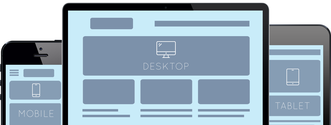 electronic devices displaying web site created by Celsius Marketing