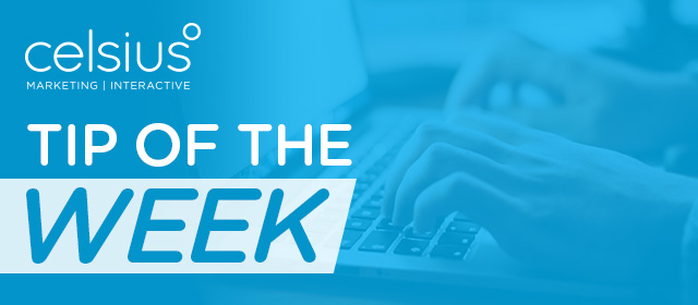 logo header "tip of the week"